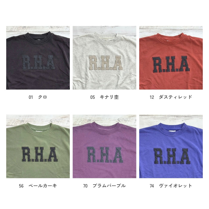 54031　ロゴワッペン付き裏毛変形チュニック