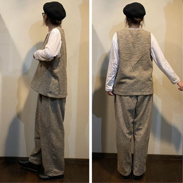 1543420	ネップ入りパンツ