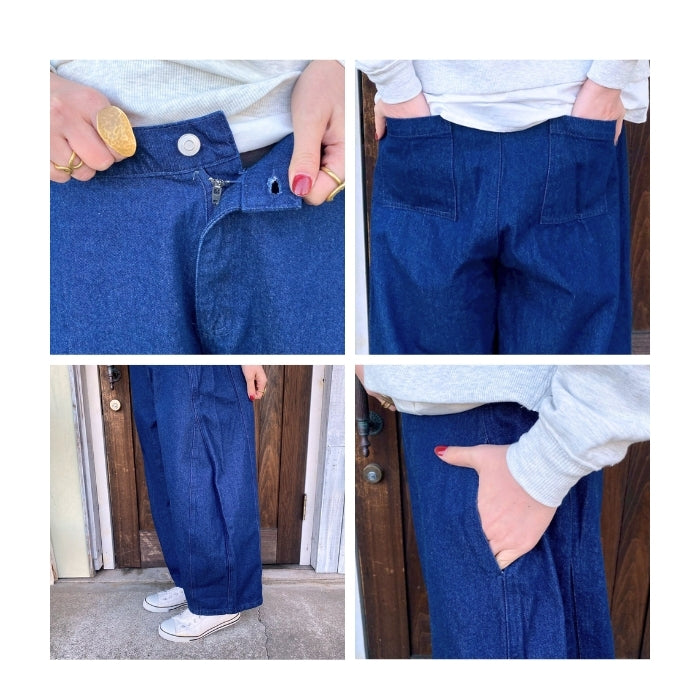 6230　ツイル・デニムマチ付きパンツ