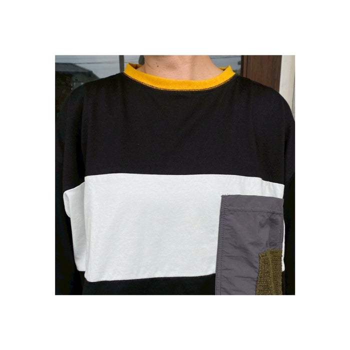 80314619　麻タッチ切替ボーダーT