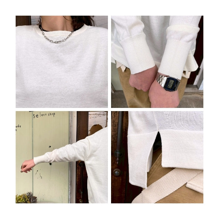 3210　ニットワイドプルオーバー