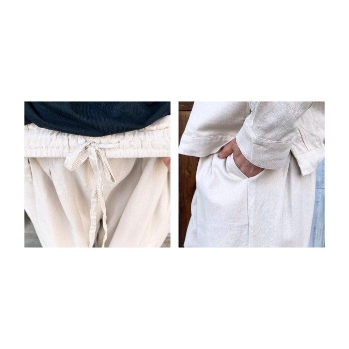 6235　綿ツイルタックパンツ