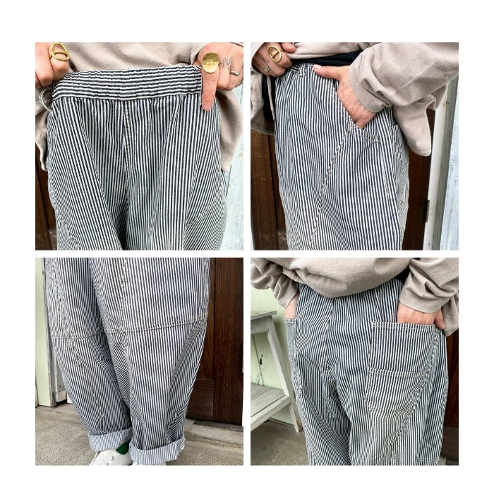 226993　カラーヒッコリーボールパンツ
