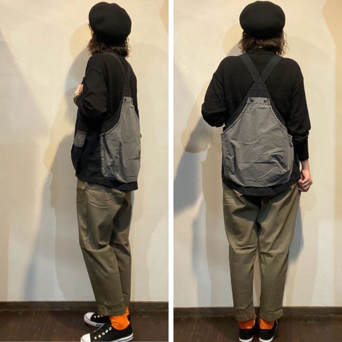 9136　小柄さん用ストレッチ裏起毛テーパードパンツ