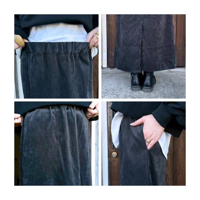 251892　起毛ストレッチタイトスカート