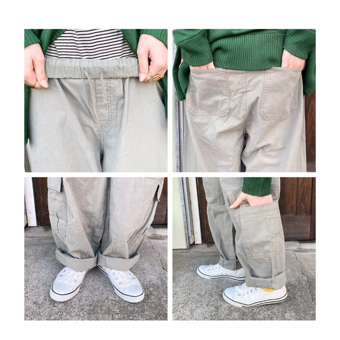 70614769　パウダーコールバレルカーゴパンツ
