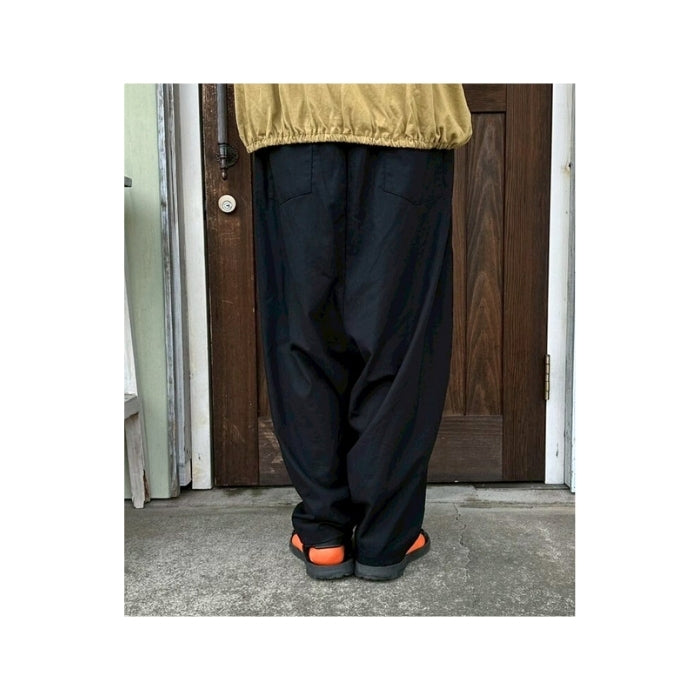 1041861　綿麻ダボっとパンツ　2025春夏