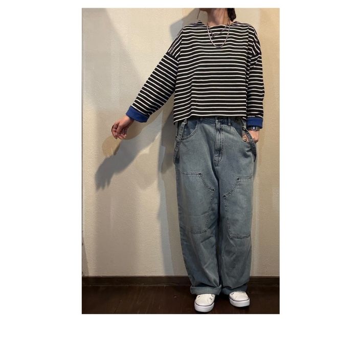 16052428　サス付ワークデニムパンツ