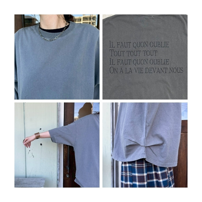 251588　後ろプリントロンT