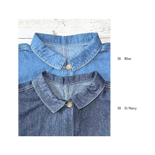 6043　コットンデニムジャケット