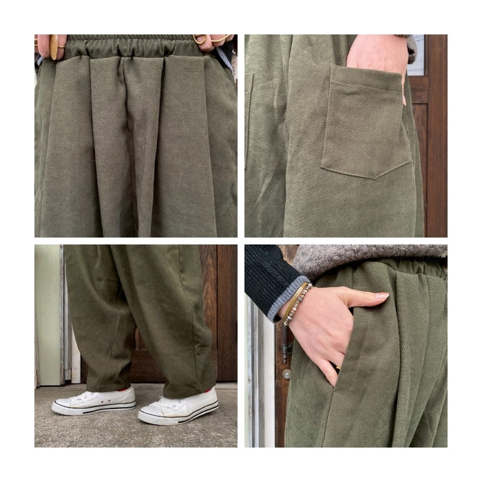 1742697　コーデュロイダボっとパンツ