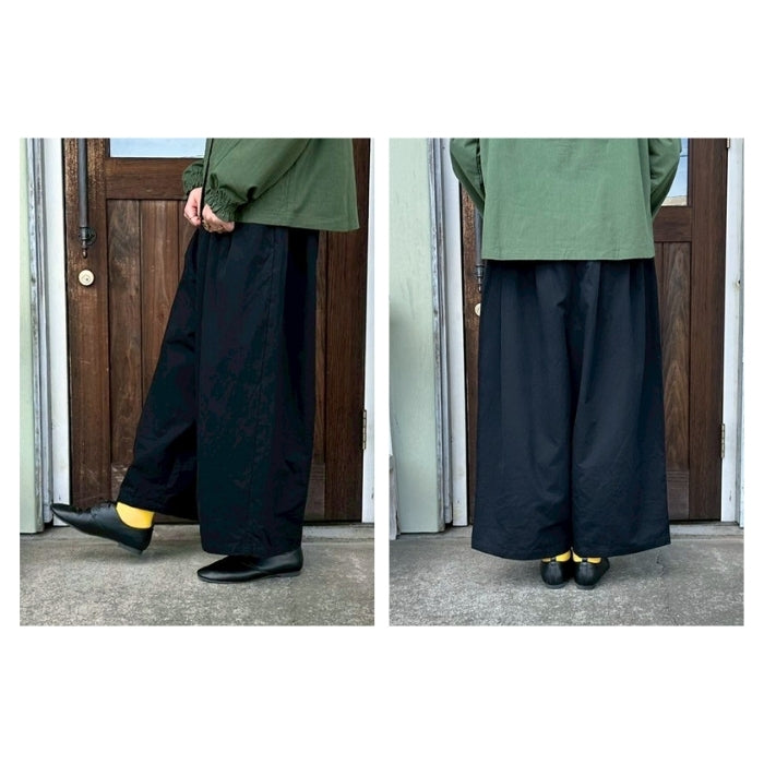 6217　綿ツイル裏裾ゴムパンツ