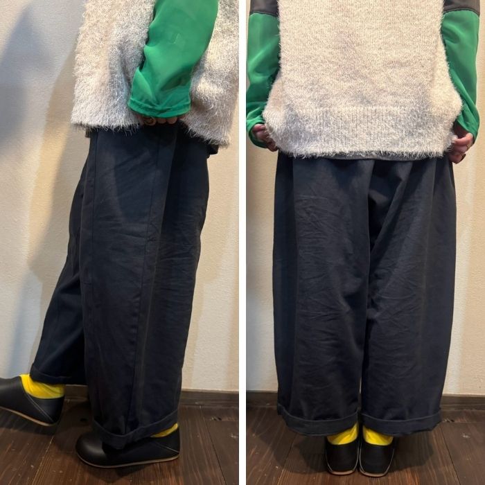 7062　ツイル切替バルーンパンツ