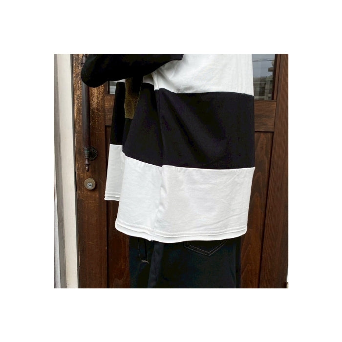 80314619　麻タッチ切替ボーダーT