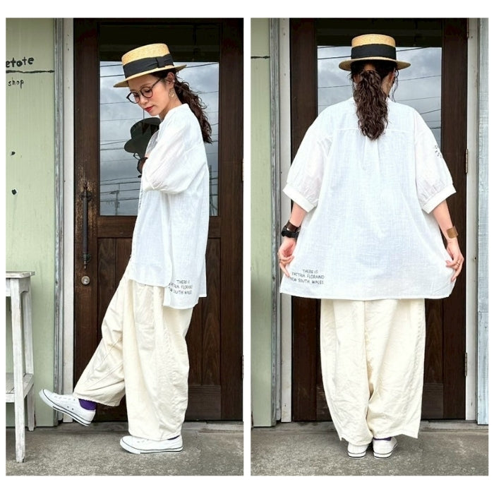 0746　コットン天竺ノースリーブプルオーバー