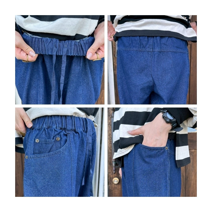 9129　デニムバルーンパンツ