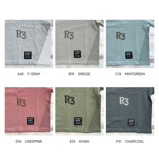 81014919　切替クロップド袖ビッグプルオーバー