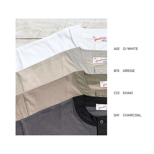 81014962　布帛スキッパープルオーバー