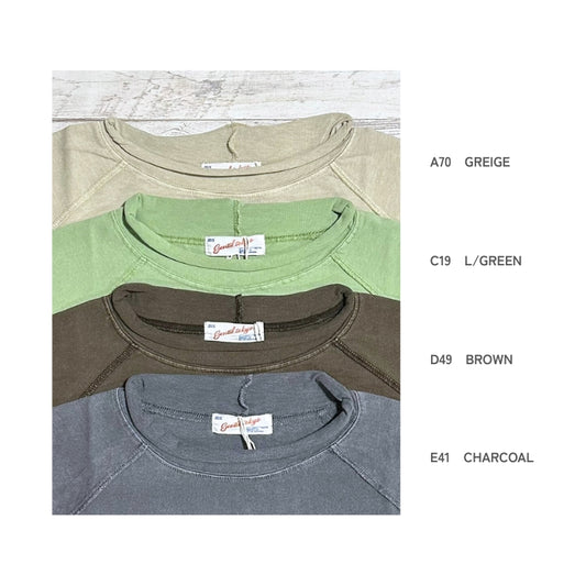 81195028　7分袖ロールネックチュニック