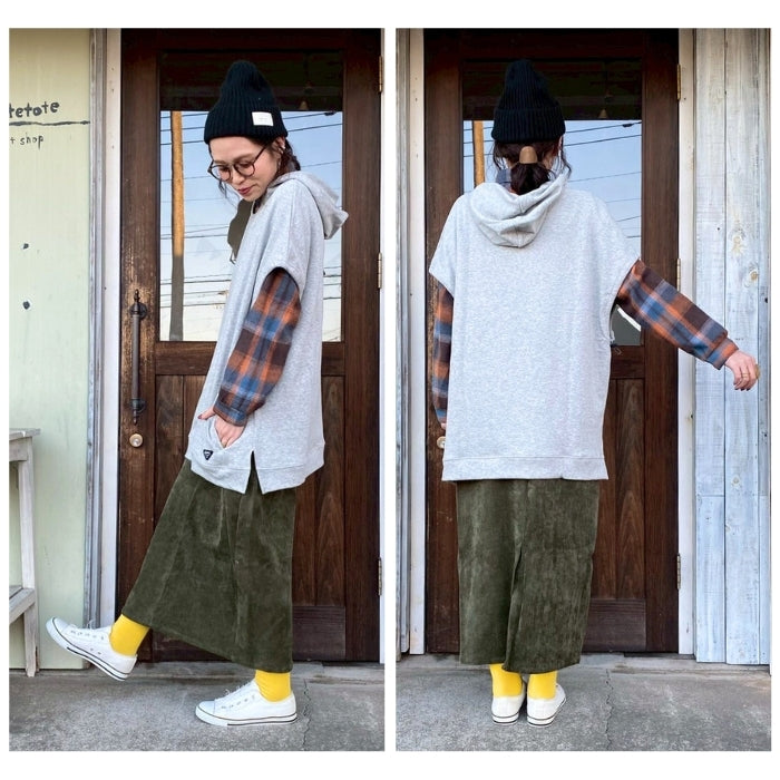 80414674　ロングフードベスト