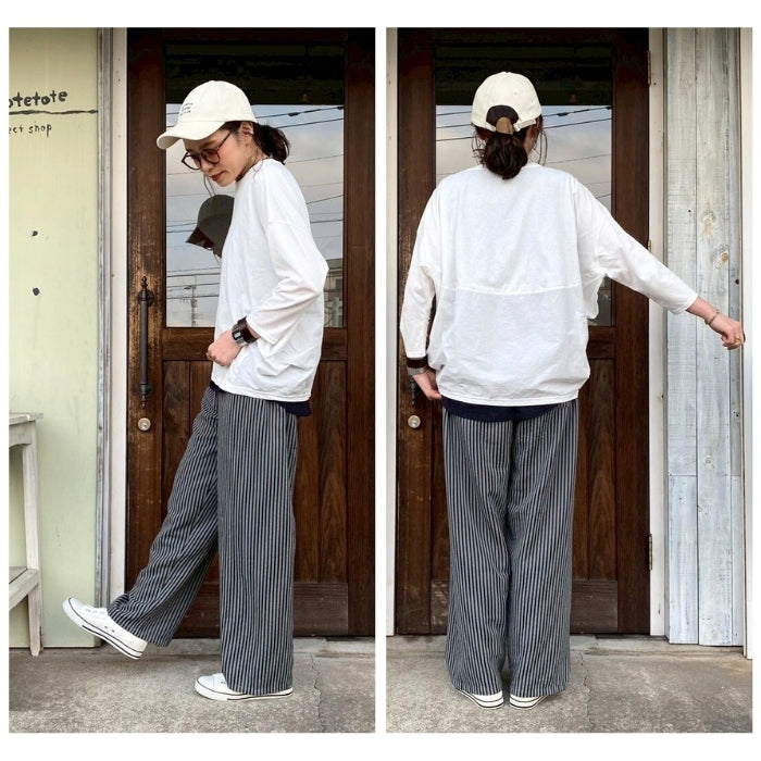 2061　ストライプルームパンツ