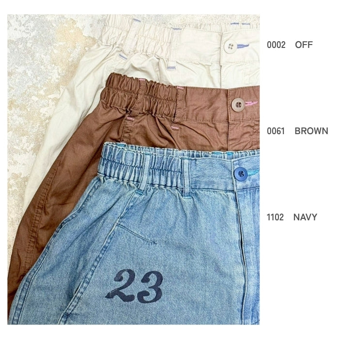 226973　スケッチデザインカーブクロッチパンツ